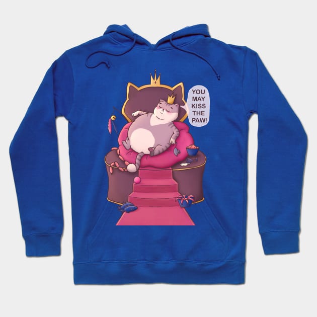 Royal Cat Hoodie by LenasScribbles